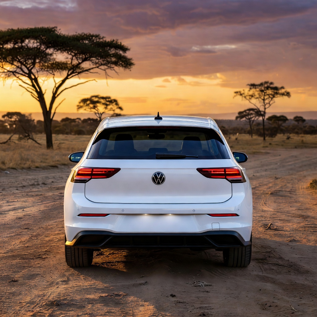 High-end generated showroom style vehicle image