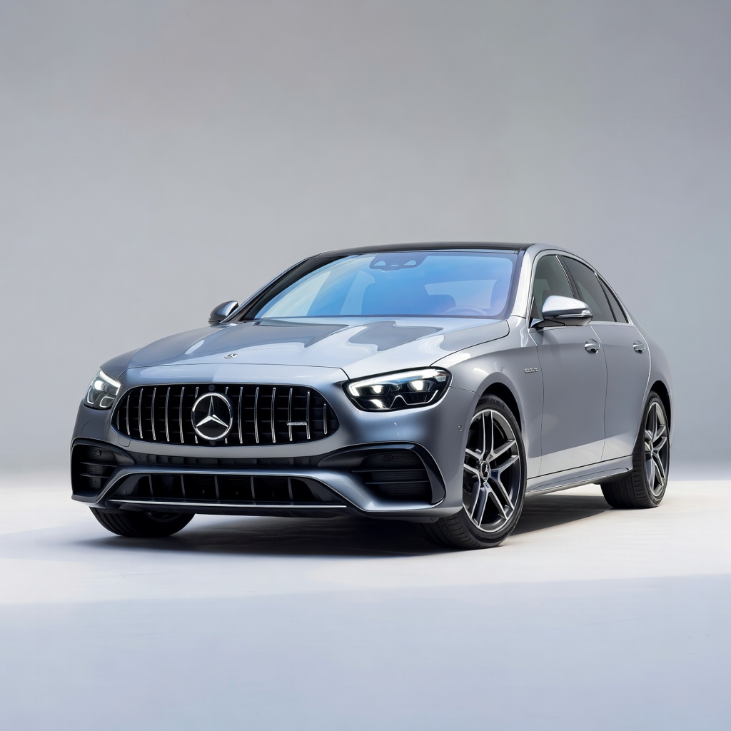 Photoreal generated car image with balanced lighting